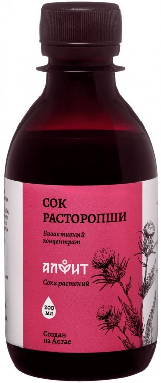 Сок Расторопши, 200 мл  